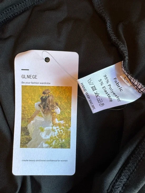 Women’s Black Long-Sleeve whimsigoth Bodycon Dress xs nwt - Picture 6 of 6